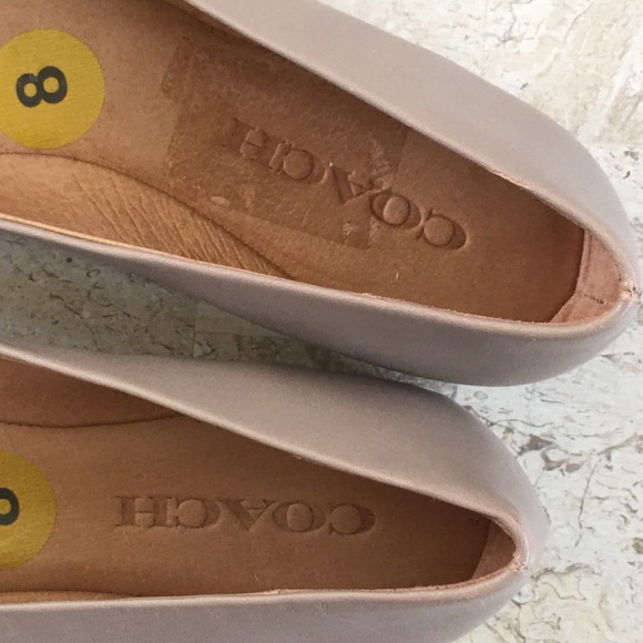 All Leather Embellished Flat Farrell slip on Coach - Picture 11 of 11